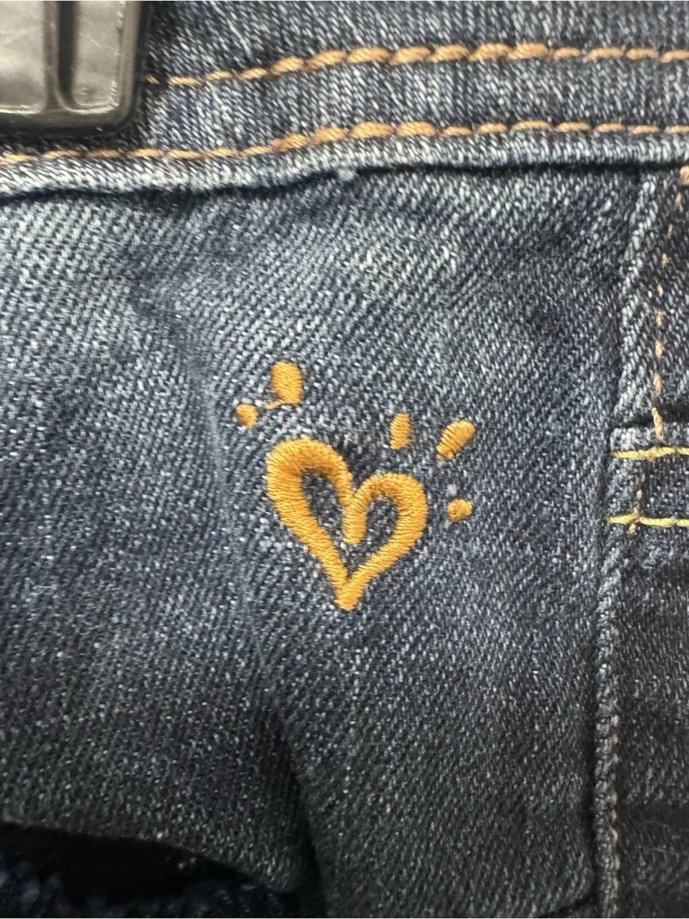 *Justice Girls Dark Wash Bootcut Jeans